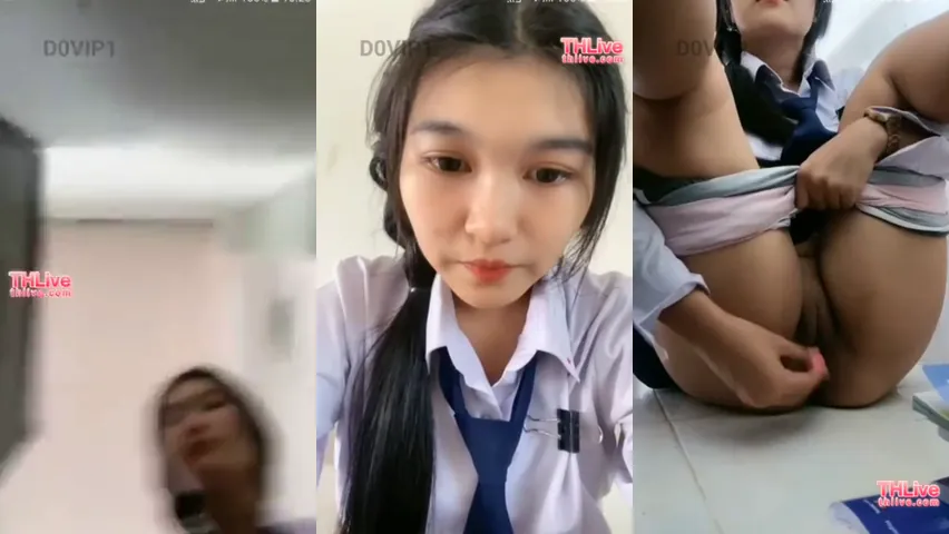 คลิปหลุด นักเรียน ไลฟ์สดช่วยตัวเอง ดิลโด้ จนน้ำแตก