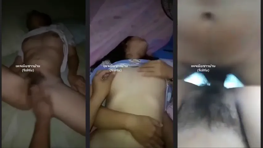 คลิปหลุดทางบ้าน คู่รักถ่ายคลิปเย็ดสาวนมใหญ่โดนซอยหีอย่างเสียว